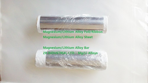 Magnesium/Lithium Alloy Foil