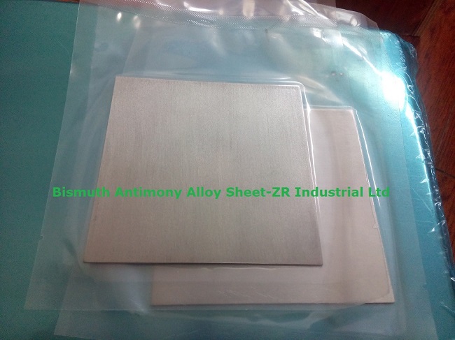 Bismuth Antimony Alloy Sheet